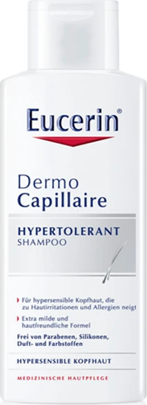 Eucerin DermoCapillaire Hypertolerant Shampoo, 250ml