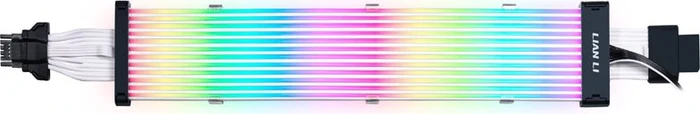 Lian Li Strimer Plus V2 12VHPWR, 16-Pin PCIe Verlängerungskabel, RGB beleuchtet, 12 LED-Bahnen, 32cm
