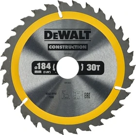 DeWalt DT1942 Kreissägeblatt 30Z, 184x1.7x30mm, 1 Stück