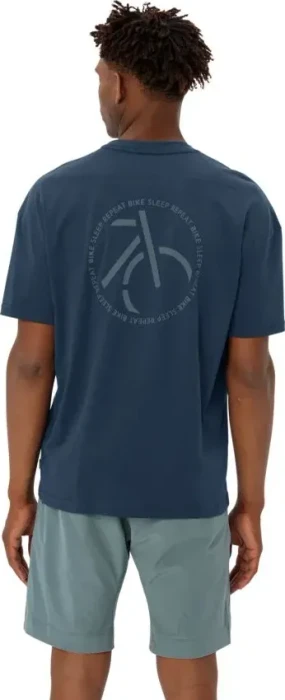 Vaude Cyclist Funktionsshirt kurzarm dark sea (Herren)