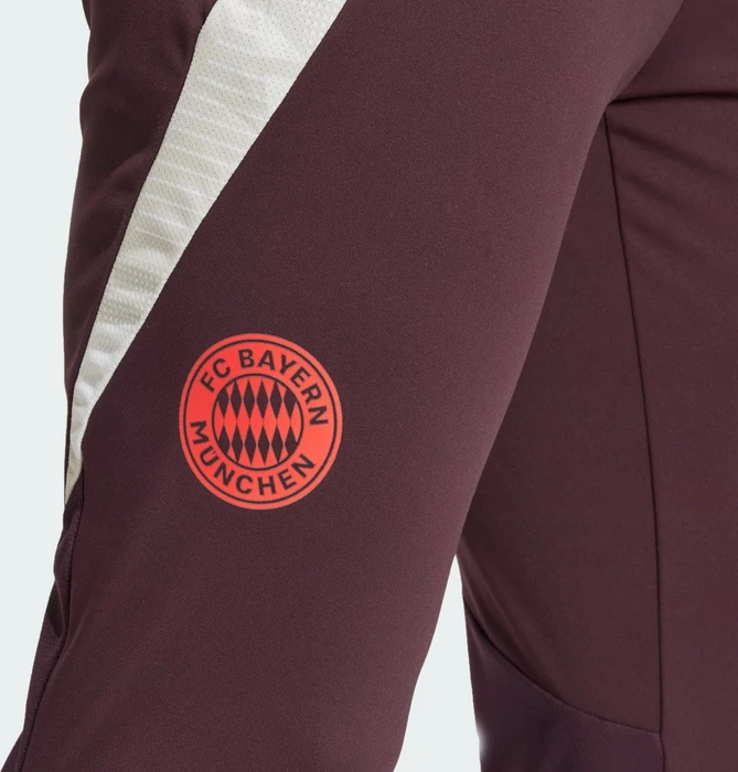 adidas FC Bayern München Tiro 24 Trainingshose lang shadow maroon/red (Herren)
