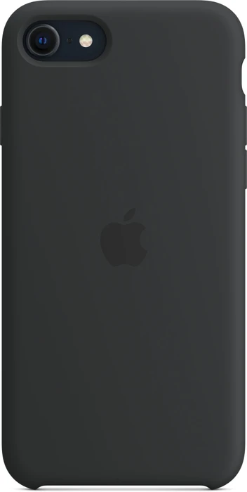 Apple Silikon Case für iPhone SE (2022) Mitternacht