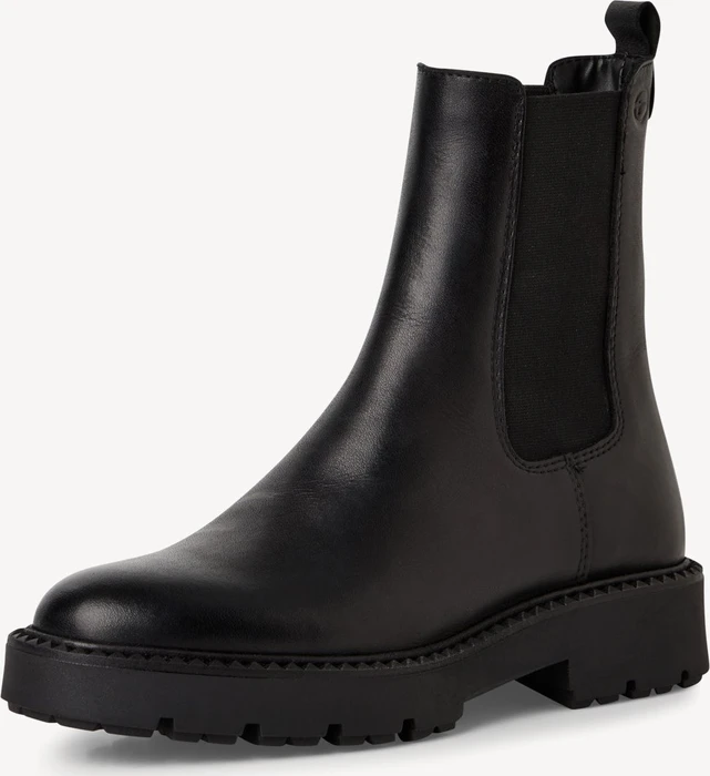 Tamaris Leder Chelsea Boot schwarz (Damen)