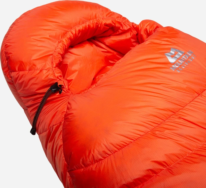Mountain Equipment Kryos Mumienschlafsack cardinal orange