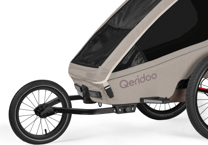 Qeridoo Kidgoo 1 Pro Gen 2 Fahrradanhänger barista brown (Modell 2026)