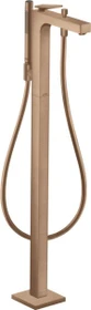 Hansgrohe Axor Citterio mit Hebelgriff und Rautenschliff brushed red gold
