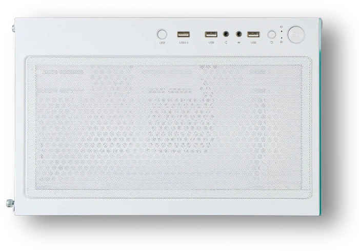 Nox Xtreme Hummer Vision White, weiß, Glasfenster