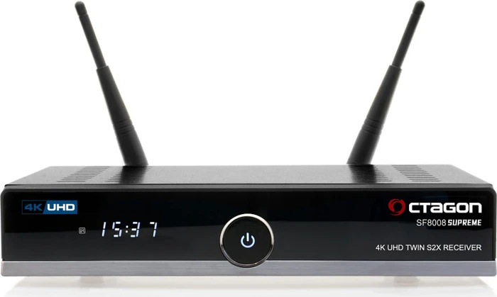 Octagon SF8008 V3 Supreme 4K UHD E2 Twin 2x DVB-S2X MS, ohne Festplatte