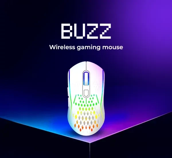 Proove Buzz Wireless Gaming Mouse, weiß, USB
