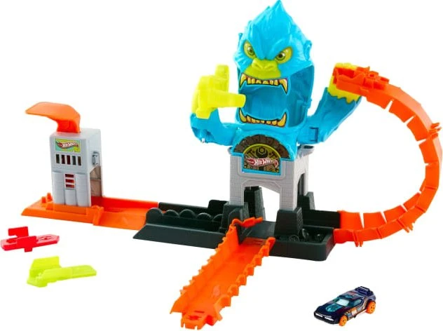 Mattel Hot Wheels City Gigantischer Gorilla-Angriff