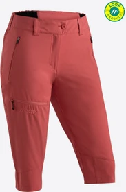 Maier Sports Lulaka Capri Loop Hose 3/4 red orcher (Damen)