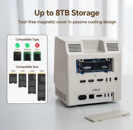 Wokyis M5 10Gbps Mac Retro Docking Station, USB-C 3.1 [Buchse]