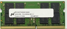 Micron SO-DIMM 32GB, DDR4-3200, CL22-22-22, 2RX8