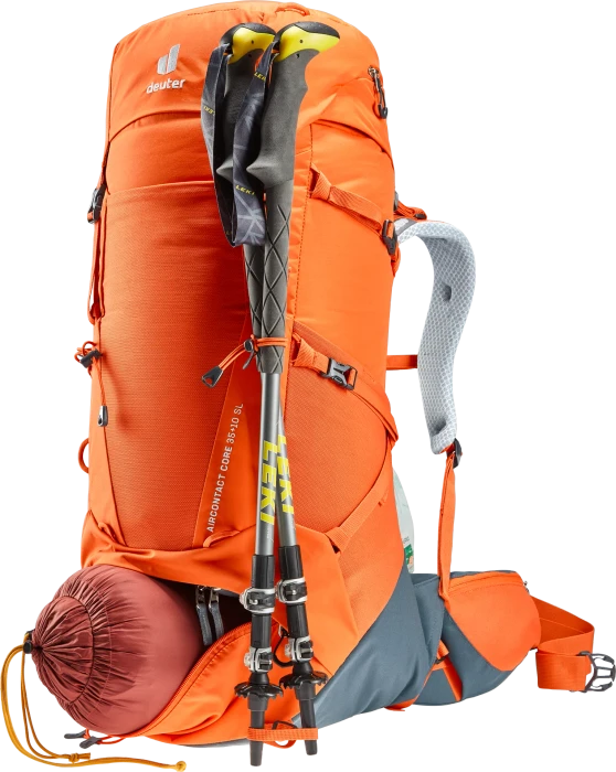 Deuter Aircontact Core 35+10 SL paprika/graphite (Damen)