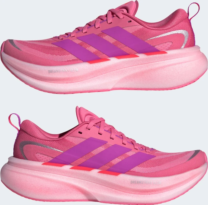 adidas Supernova Glide pink fusion/purple burst/lucid red (Damen)
