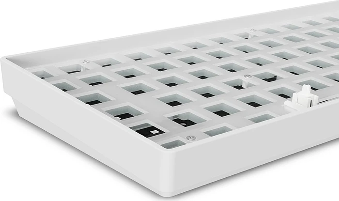 Sharkoon Skiller SGK50 S2 Barebone Gaming Tastatur, weiß, ISO/ANSI