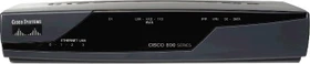 Cisco 876 Router, 4x RJ-45, Security Bundle with Plus Feature Set (CISCO876-SEC-K9)