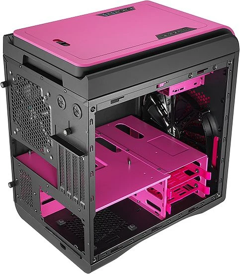 AeroCool DS Cube Pink Window Edition, Acrylfenster