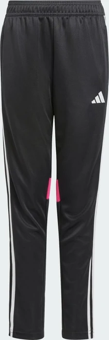 adidas Tiro 25 Essentials Trainingshose lang black/clear grey/real magenta (Junior)