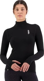 Mons Royale Cascade Merino Base Layer Funktionsshirt langarm schwarz (Damen)