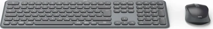Hama WKM-550 Multi-Device-Tastatur-Maus-Set, schwarz, USB/Bluetooth, DE