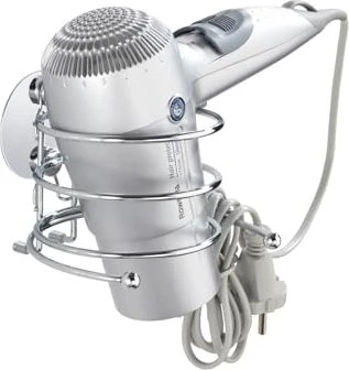 WENKO Haartrocknerhalter silber