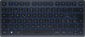 Cherry KW 7100 Mini BT, Slate Blue, Bluetooth, CH (JK-7100CH-22)