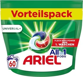 Ariel Universal+ Allin1 Pods Waschmittel, 60 Stück