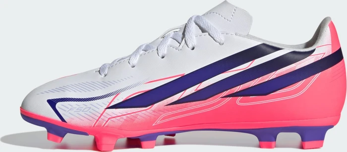 adidas F50 Hyperfast Club FG/MG cloud white/solar purple/solar turbo (Junior)