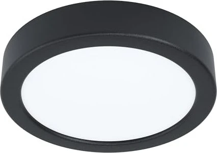 Eglo Fueva 5 rund 16cm 11W 4000K Aufbauleuchte schwarz
