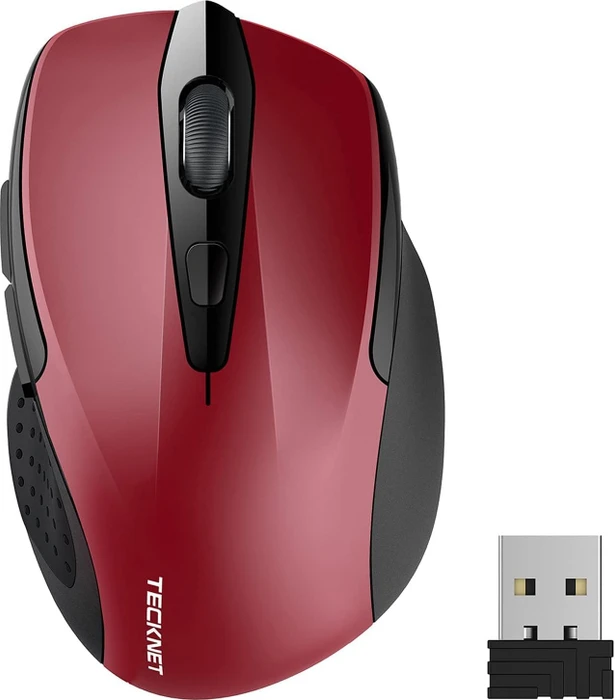 TeckNet Pro 2.4G Wireless, rot, USB