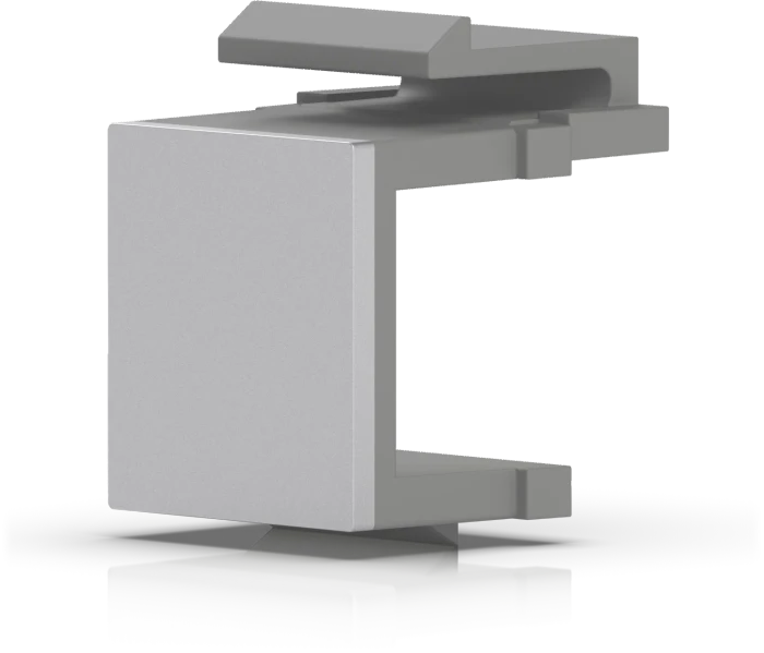 Ubiquiti Blank Insert für Keystone Patch Panel, lichtgrau, 24er-Pack