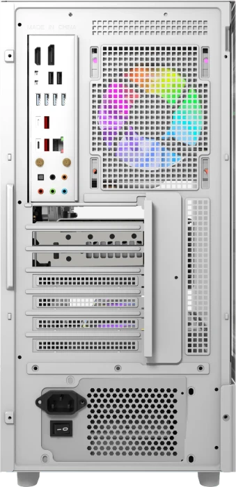 DarkFlash DS950 White, Glasfenster