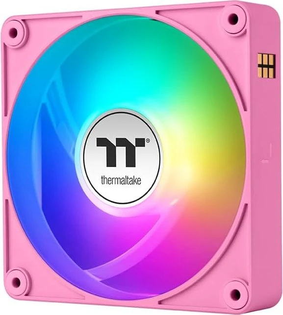 Thermaltake CT140 EX ARGB Sync Reverse Pink, rosa/weiß, 140mm, 3er-Pack