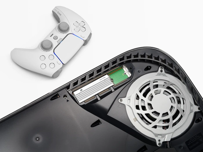 Corsair Force Series MP600 Pro LPX White 2TB, M.2 2280 / M-Key / PCIe 4.0 x4, Kühlkörper