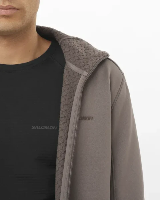 Salomon Outline Warm Jacke iron (Herren)