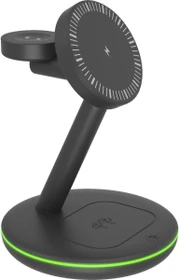 RaidSonic Icy Box IB-SH102-CH 3-in-1 Kabellose Ladestation schwarz