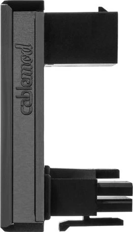 CableMod 12VHPWR Winkeladapter 180 Grad, Variante B, Sense-Pins an der Oberseite, schwarz