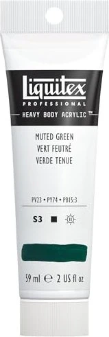 Liquitex Professional Heavy Body Acrylic muted green, 59ml