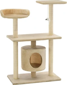 vidaXL Katzen-Kratzbaum Sisal, 95cm, beige