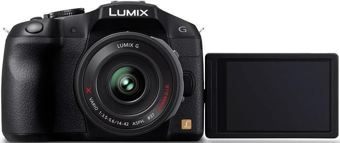 Panasonic Lumix DMC-G6 schwarz mit Objektiv Lumix G X Vario PZ 14-42mm 3.5-5.6 ASPH OIS