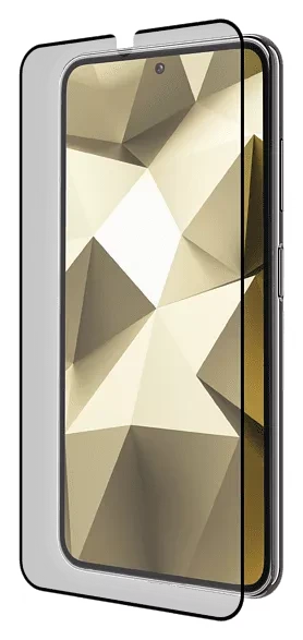 ISY Displayschutzglas 2.5D für Samsung Galaxy S23 schwarz