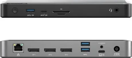 Alogic DX3 Triple 4K Display Universal Docking Station - with 100W Power Delivery, USB-C 3.1 [Buchse]