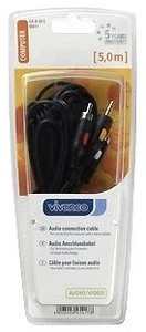 Vivanco CCA505 Klinke/Cinch Kabel 5m
