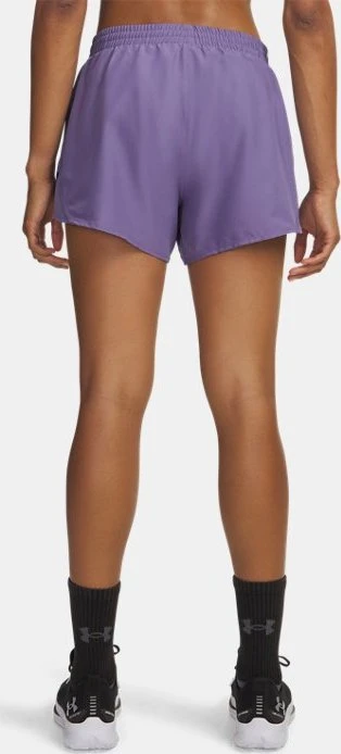 Under Armour Fly By 8cm Hose kurz purple luxe/reflective (Damen)