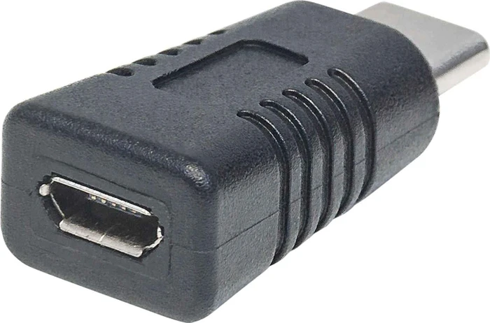 Manhattan Adapter, USB Micro-B [Buchse] auf USB-C [Stecker] Adapter