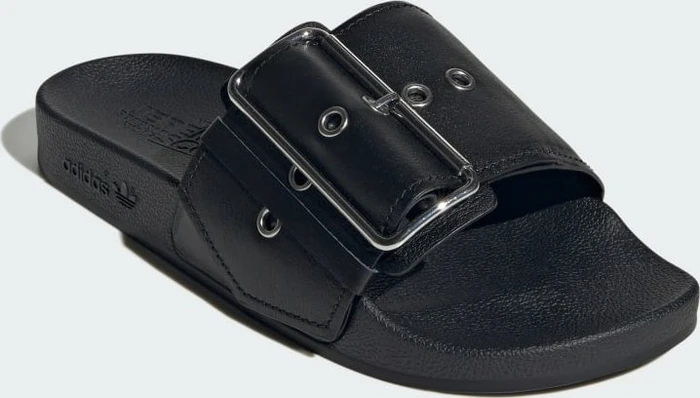 adidas Adilette core black/silver metallic