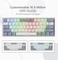 Redragon K617 Fizz, 60%, weiß/grau, LEDs RGB, hot-swap, Outemu Red, USB, US Vorschaubild