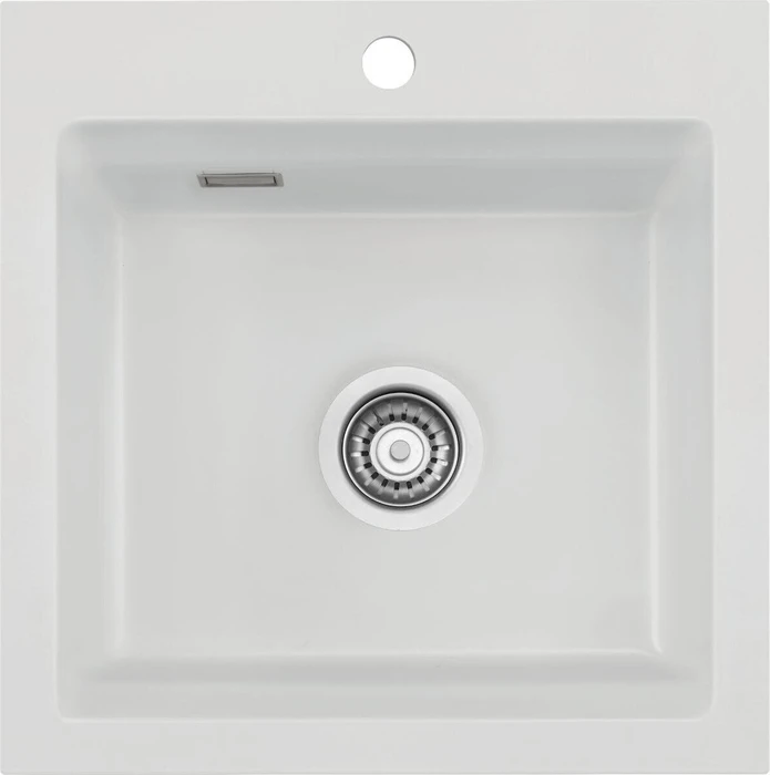 systemceram Kara 51 Einbau Becken mittig satin