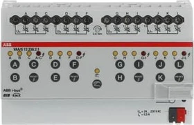 ABB VAA/S12.230.2.1 Ventilantrieb-Aktor 12-fach, 230V, 8TE REG, Schaltaktor (2CDG110117R0011)